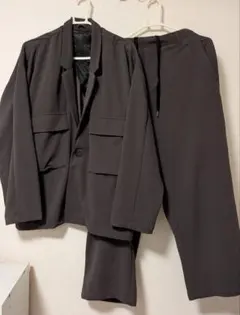 アドミックス ADMIX ダークグレー テーラードジャケット セットアップ