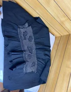 美品！　 兵児帯　 男性用　化繊　ブラック　340cm 帯