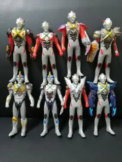 ウルトラマンx　ソフビ　8体セット