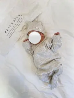 peekaboo ロンパース セット