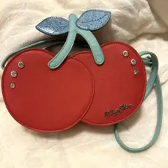 メゾピアノ　mezzo piano ショルダーバッグ　チェリー　さくらんぼ　入園