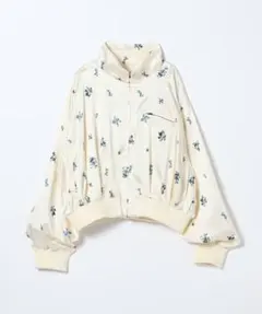 JEANASISフラワーサテンブルゾン