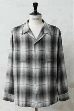 WAIPER × TOWN CRAFT 60's オンブレ ループカラーシャツ