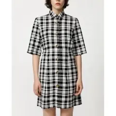 SLY バックギャザー ショート ワンピース