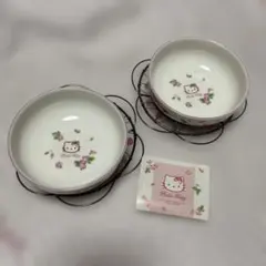 ハローキティ ペア デザートセット ボウル 皿 いちご 苺 ②