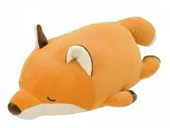 新品mm★プレミアムねむねむアニマルズ　ボルスター　きつねのこんた（ぬいぐるみ