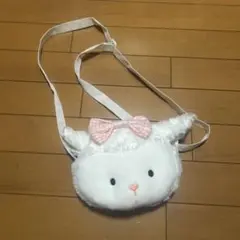羊の顔型フェイクファーバッグ