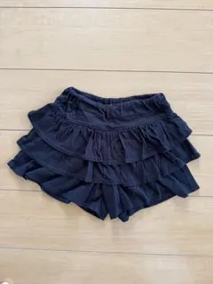 キッズ　キュロット　黒　120㎝