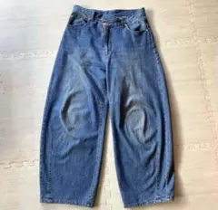 ゾゾタウン　ハイウエスト　バレルレッグジーンズ　バレルレッグデニム　M
