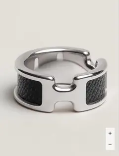 エルメス アテナ バングル T3 藤原ヒロシ着 完売品 新品 シルバー×黒