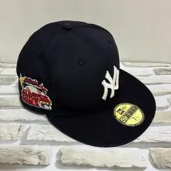 希少 2000年オールスター NEW ERAヤンキース 7 1/2 つば裏グレー