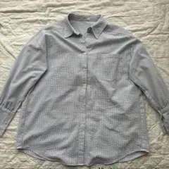 アースアンドエコロジーストライプ柄 長袖シャツ