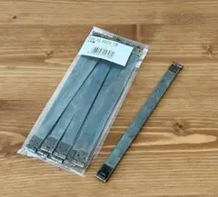 バネ口金 長さ14cm×1cm幅 10本入り