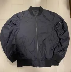 ネイビー MA-1 フライトジャケット ブラック 黒 紺