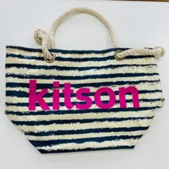 【Kitson】　トートバッグ　ボーダー柄　☆のサムネイル