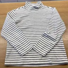 ユニクロ　タートルネックトップス　130㎝　ボーダー