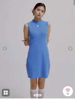 【LILY BROWN×MARY QUANT】デイジー刺繍ニットワンピース