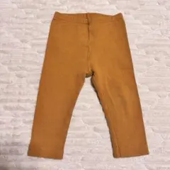ユニクロ　リブレギンスパンツ　80 イエロー