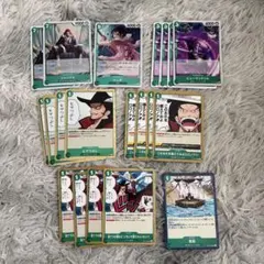 緑ミホーク　デッキパーツ　合計20枚