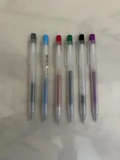 無印用品6色ボールペンセット