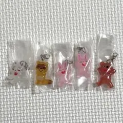ノンタンめじるしアクセサリー ノンタンA、たぬきさん、うさぎさんB×2、くまさん