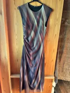 ZARA ノースリーブロングワンピース グラデーション