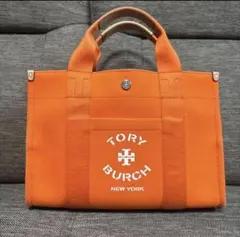美品☆トリーバーチ TORY BURCH トートバッグ オレンジのサムネイル