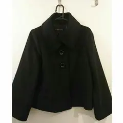 【ちーたんさん専用】INDIVI ショートコート ブラック