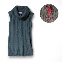 タートルネック グレー