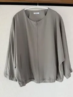 GLACIER グレー バルーンスリーブ トップス