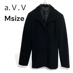 a.v.v　黒コート　レディース　Mサイズ　シンプル