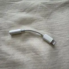 ④Apple アップル　純正　有線イヤフォン変換コネクタ　ジャック＆ライトニング