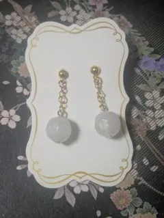 ハンドメイドピアス No.157