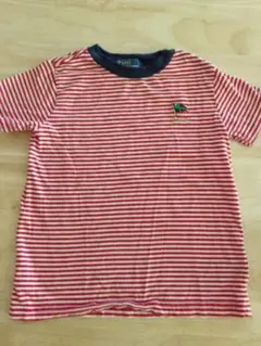 POLO by Ralph lauren☆赤ボーダーTシャツ100cm 美品！