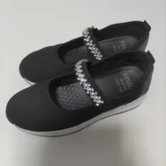 FENABLE ビジュー付きブラックスニーカー　中古