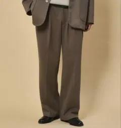 2tuck Peachskin Slacks /ツータックピーチスキンスラックス