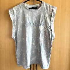 匿名発送　タイダイ　Bershka トップス　グレー