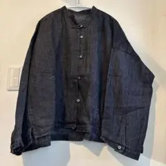25SS 【nest Robe】　 リネンデニムシャツジャケットカバーオール 2025年最新】nest Robe レディース Gジャン・デニムジャケット