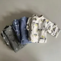 ［chil2］長袖 ツーウェイ・ドレスオール 新生児 綿100％ 50-70