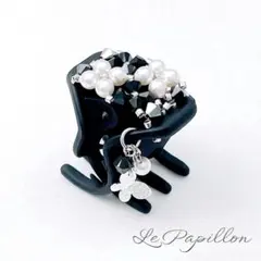 ヘアミニクリップ　１点　チャーム付き　No.139