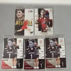 JAPAN NATIONAL VOLLEYBALL TEAM 西田有志 カード