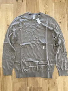 GAP クルーネックニット セーター ベージュ S