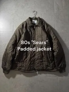 80s SEARS vintage Padded jacket Olive