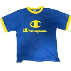 【24時間以内発送】Champion 90s ロゴプリント リンガーTシャツ