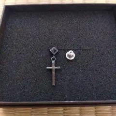 セカオワ深瀬着用　PUERTA DEL SOL クロスピアス プエルタデルソル 『CROSS SWING PIERCE BLACK』 | HardiVague