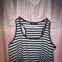 Y2K フェアリーグランジ 韓国 タンクトップ ボーダー