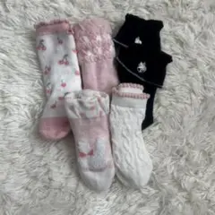 美品✴︎BABY靴下５枚セット売り（7-9）