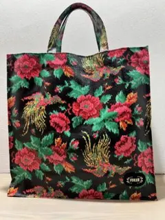 新品]FEILER トートバッグ 花鳥柄 ブラック - メルカリ