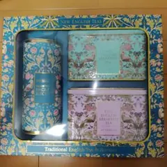 【NEW ENGLISH TEA】 紅茶2缶&ビスケット200gセット新品未開封のサムネイル