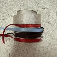 リボンセット（ホワイト・レッド・ブルー・ブラウン）